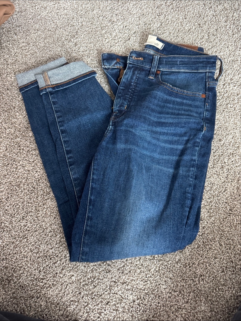 Madewell curvy high rise skinny